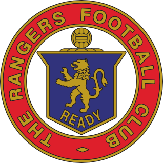 Rangers Football Club Emblème Crafts vestige Matériel Tissu À Coudre Pièce 38x44cm 